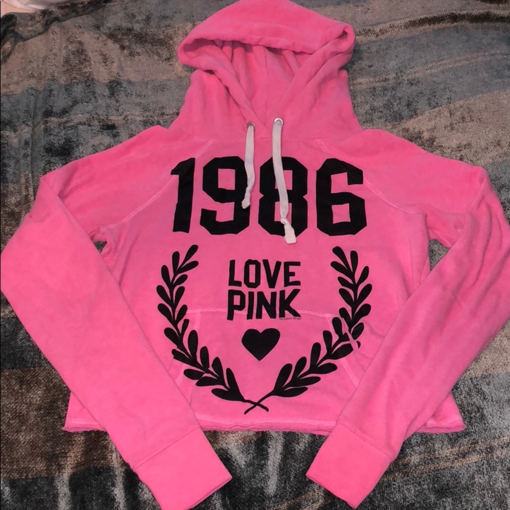 VSPink Cropped Hoodie